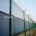 Hot-dipped galvanized powder coated high Security 358 Anti-climb Fence for prison